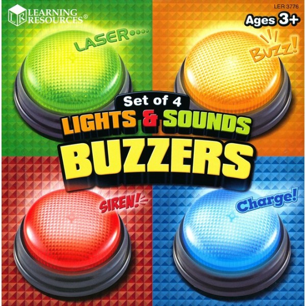 Lights And Sounds Buzzers - Set of 4