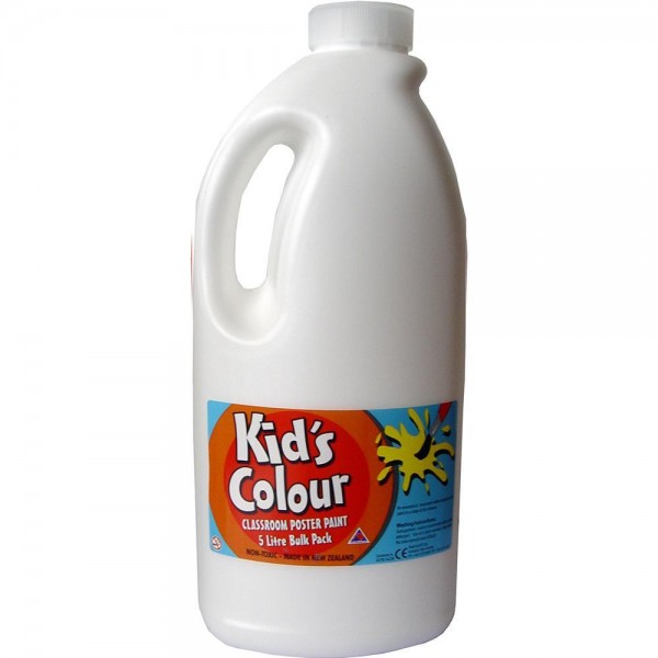 Kid’s Colour Poster Paint - White - 2L