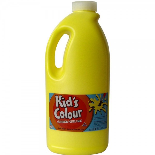 Kid’s Colour Poster Paint - Yellow - 2L