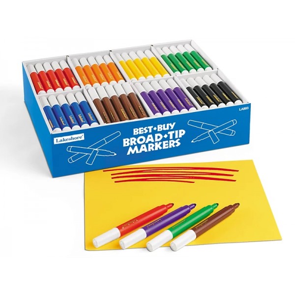 Best-Buy Broad-Tip Markers - Class Pack