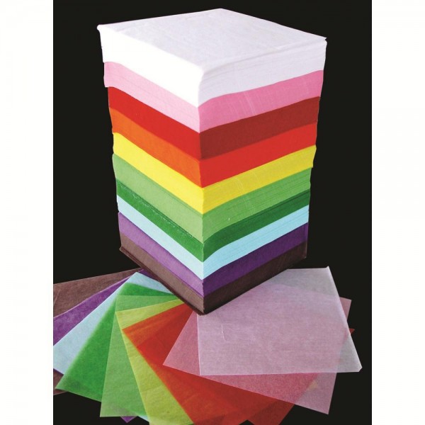 Square coloured Paper Stack 